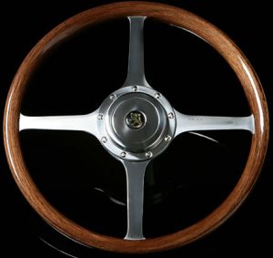 classic 4 spoke walnut steering wheel