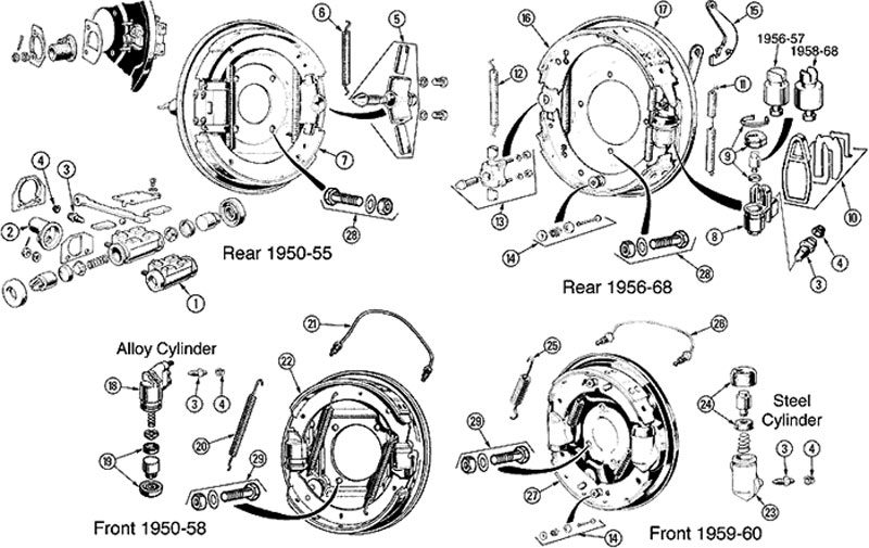 drum brake parts