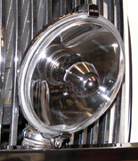 Driving lamp with clear lens