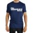 Dark blue Morgan script T-shirt